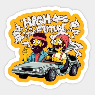 High To The Future Sticker